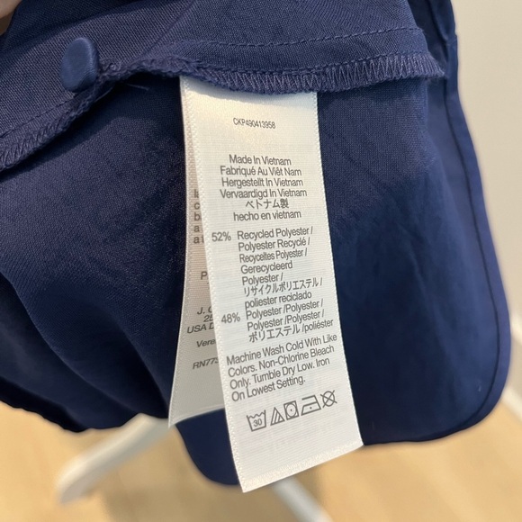 Madewell Deep Cobalt Satin Jeweltone Sleeveless Midi Flowy Dress NEW NS238 sz 0 - Picture 10 of 11